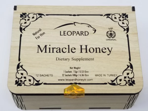 15g Leo_pard _.Miracle,..Honey.. (12 Sachets)