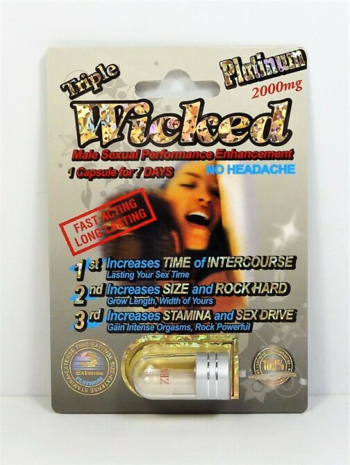 2000mg Wicked Platinum 6 Pack