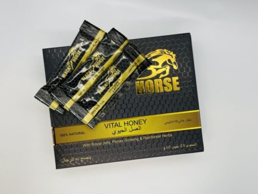 Original Black .,Horse,. Vital., Honey 10g x 24 sachets for Male Enhancement - Image 2