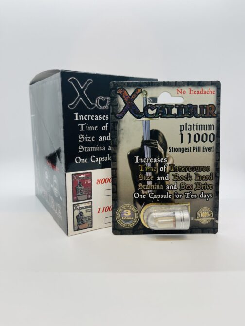 Box of 24 @Xcalibur Platinum 11000 Male Sex Supplement