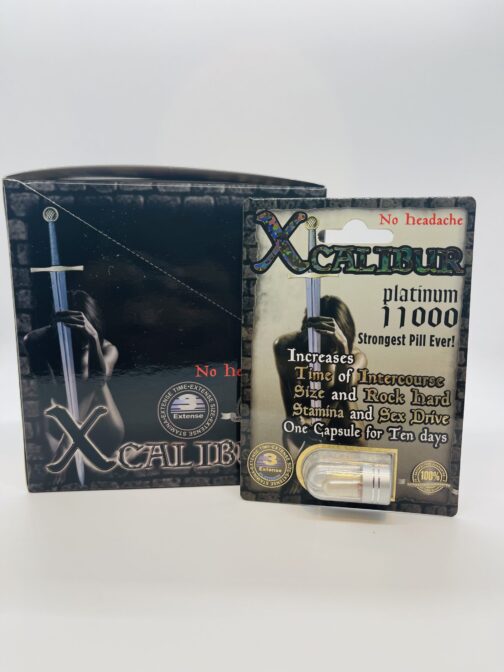 Box of 24 @Xcalibur Platinum 11000 Male Sex Supplement - Image 4