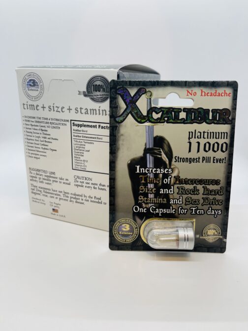 Box of 24 @Xcalibur Platinum 11000 Male Sex Supplement - Image 3