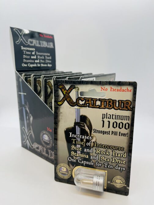 Box of 24 @Xcalibur Platinum 11000 Male Sex Supplement - Image 5