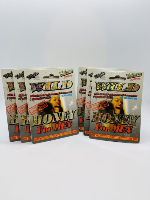 Triple WILD 2000 mg Honey For Men 6 Pack Deal