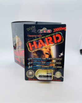 Triple ,-Hard For Men 20000 Whole Sale Pricing Box Of 24