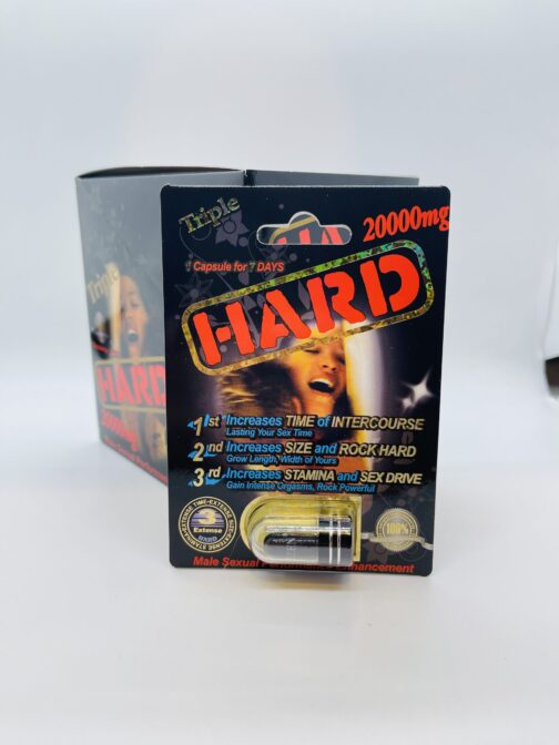 Triple ,-Hard For Men 20000 Whole Sale Pricing Box Of 24