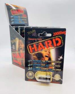 Triple ,-Hard For Men 20000 Whole Sale Pricing Box Of 24