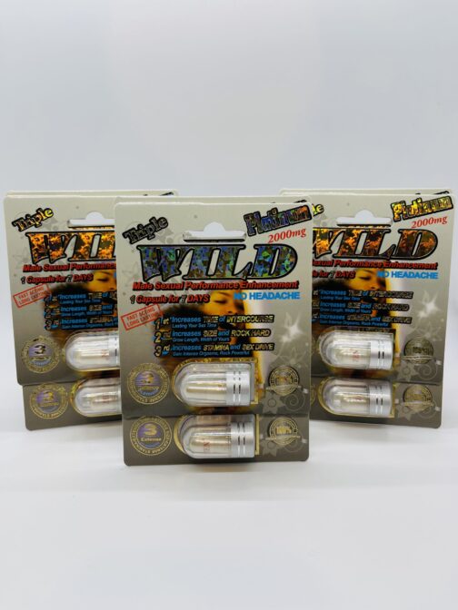 Triple ,*Wild*, Platinum 2000 mg 6 Pack Deal