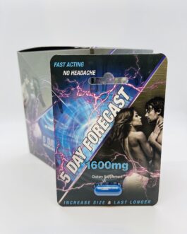 5 Day Forecast 1600 mg! Whole Sale! Box of 25 Pills