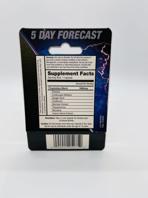 5 Day Forecast 1600mg 6 Pack Deal - Image 2