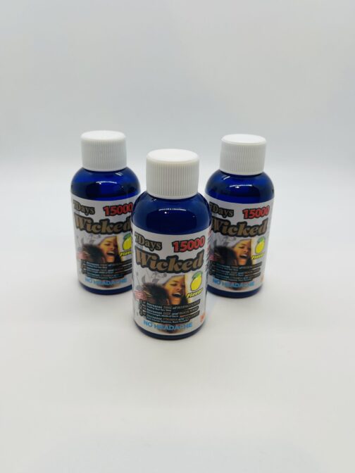 Triple Maximum Wicked Shot 15000 2OZ Bottle  3 pack deal!