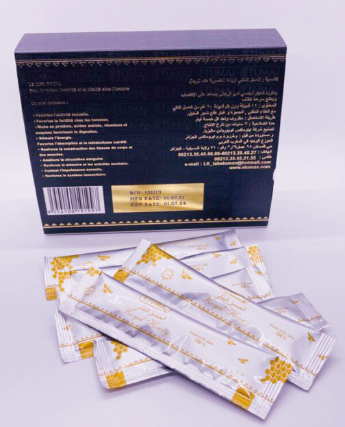 20G “.,Etu,max,” Royal,. Honey 12 Sachets - Image 2