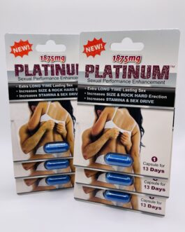 Platinum 1875mg Performance Enhancement 6 Pill Deal