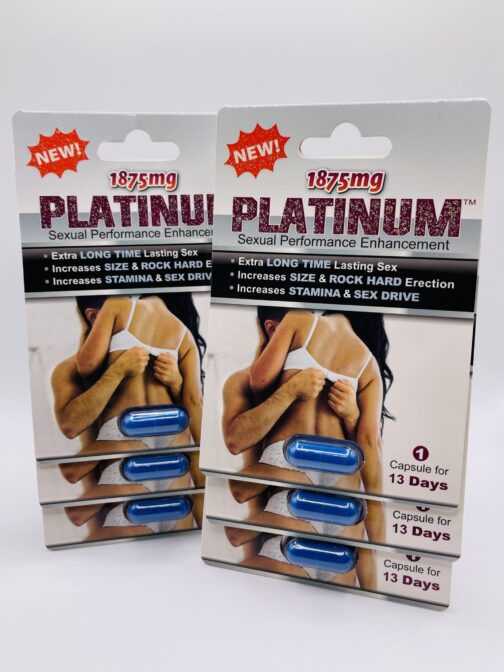 Platinum 1875mg Performance Enhancement 6 Pill Deal