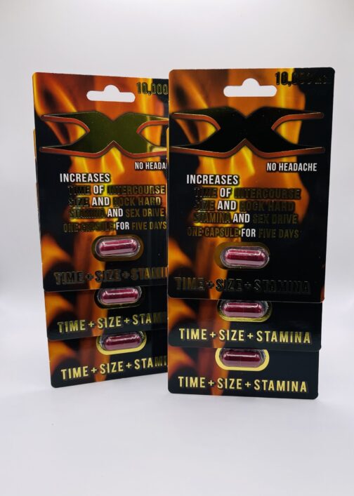 X Fire 10000mg Male Performance Enhancement Pill 6 Pack Deal