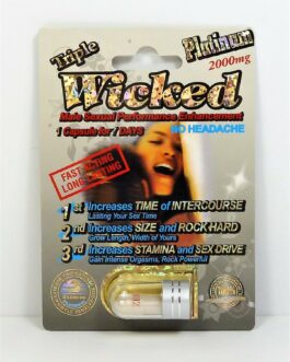 2000mg Wicked Platinum 6 Pack